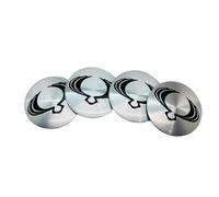 YIFANFENGSUN 4 Piezas Coche Rueda Tapacubos Pegatina para SsangYong Corando Tivilla Restroudi 56.5MM, Rueda Centro Tapas Pegatinas Pegatinas para Tapa de Rueda Estilo Accesorios,A