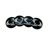 YIFANFENGSUN 4 Piezas Coche Rueda Tapacubos Pegatina para SsangYong Corando Tivilla Restroudi 56.5MM, Rueda Centro Tapas Pegatinas Pegatinas para Tapa de Rueda Estilo Accesorios