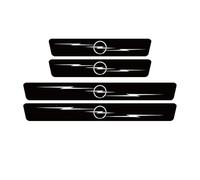 YIFANFENGSUN 4 Piezas Pegatina para Umbral de Fibra Carbono de Coche para Opel Corsa E Baujahr 2014-2019, Autoadhesivo Tira Umbral Coche Bienvenidos Pedal Accesorios Decorativos