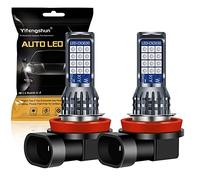 Yifengshun 2X H11 Bombillas LED azul antiniebla 24SMD 3030 Chips H9 H8 Bombillas LED de coche para luces antiniebla delanteras Luces de circulación diurna DRL 12V