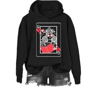 Yifinomi Sudadera y sudadera con capucha Queen Of Book Lover, camisa Queen Of Book, Negro-1, 3XL