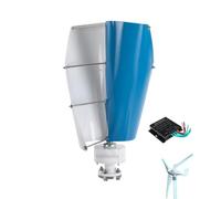 YIGECHENXIN 1500W Espiral Vertical Turbinas Eólicas 48V 24V 12V Bajo Ruido 3 Fase AC Generador De Imán Permanente Portátil para Sistema Fuera De La Red con Controlador MPPT,24v