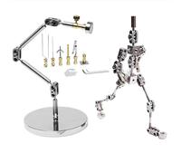 YIGECHENXIN 16cm, Figura de muñeco de Metal de 12 cm-20 cm para creación de diseño de Personajes, Kits de armazón para Estudio de Stop Motion, para animación, diseño de Personajes, Modelado