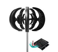 YIGECHENXIN 220v, Generador de aerogenerador de 18000W 12V 24V 48V 220V con Controlador de Carga, generador eólico de Corriente alterna trifásico para Sistemas de generación de energía eólica y Solar