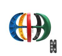 YIGECHENXIN 220v, Kit de Generador de Molino de Viento Vertical de Nueva Energía 220V 2500W 5 Aspas Molino de Viento de Bajo Ruido, Generador de Viento 12V 24V 48V Adecuado para Sistemas Eólicos