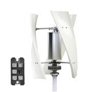 YIGECHENXIN 220v, Kit de Generador de Turbina Eólica Vertical de 1000-3000W, Arranque a Baja Velocidad de Viento 12V 24V 48V 220V Sistema de Energía Eólica con Controlador MPPT para Patios/Calles