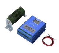 YIGECHENXIN 24v, Regulador de Carga de turbina eólica MPPT automática de 20000W 12V/24V/48V para automóvil, Controlador de Carga híbrido eólico y Solar con Pantalla LCD y Carga de Descarga (Azul)