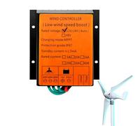 YIGECHENXIN Controlador de Carga y Descarga Eólica MPPT de 12000W, Cargador Automático de 12V 24V 48V para Generador de Turbina Eólica y Panel Solar con Carga de Deriva para Uso Doméstico,220v