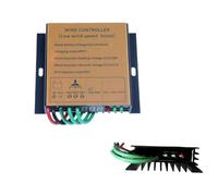 YIGECHENXIN Controlador de Generador Eólico de 1200W 12V 24V 48V Automático Modo de Carga MPPT Regulador de Turbina Eólica Impermeable IP67 Impulso a Baja Velocidad,Amarillo,12V