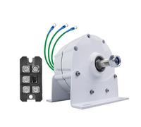 YIGECHENXIN Generador de Imán Permanente New Energy 10000W, para Conservación de Agua y Energía Eólica, Generador AC Trifásico Eléctrico de 220V 48V 24V 12V (con Base),24v