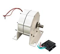 YIGECHENXIN Generador de imán Permanente sin Engranajes de 1000W-3000W, alternador de Corriente alterna de Baja Velocidad de 12V 24V 48V 220V con Base, para Uso en turbinas eólicas y,48v