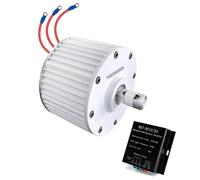 YIGECHENXIN Generador de imán Permanente sin Engranajes de 19000W, Dinamo magnética de Agua AC DC de 750 RPM, para hidro (12V-220V),12v