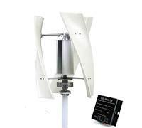 YIGECHENXIN Generador de Turbina Eólica Vertical, 12000W 12V 24V 48V, Rendimiento Confiable y Duradero con Controlador MPPT, Silencioso para Casa y Camping,220v