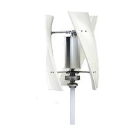 YIGECHENXIN Generador de Turbina Eólica Vertical de 12000W, 220V, 3 Aspas, Sin Ruido, Turbina Eólica de Levantamiento Magnético con Controlador para Hogar o Camping (Blanco),24v