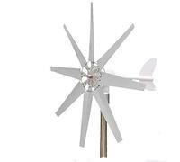 YIGECHENXIN Grupo de generadores de turbinas eólicas, 8000W 12V/24V/48V con 8 Palas 2m/s Baja Velocidad del Viento Inicio de turbinas eólicas con Controlador para hogares y Calles al Aire Libre,12v