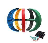 YIGECHENXIN Turbina eólica de Eje Vertical de 5000W con imán Permanente Maglev, con Controlador MPPT, generador de turbina eólica sin Ruido para Camping o Uso doméstico (12V 24V 48V 220V),48v