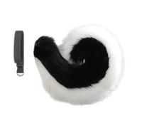 YIGZYCN 1/2 diademas de orejas de animales, disfraz de cola de animal, orejas de perro, diadema de piel sintética, cola de Halloween, cosplay, disfraces de fiesta