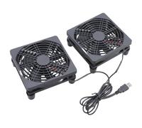 YIGZYCN 1 juego de ventiladores de doble rodamiento de aceite USB de 120 mm para dispositivos de escritorio y electrónicos, silencioso y eficiente ventilador de refrigeración de escritorio