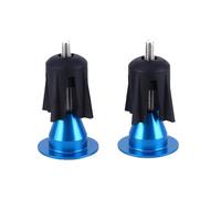 YIGZYCN 1 par de tapas de extremo de varilla de bicicleta para la mayoría de bicicletas, piezas de bicicleta, aleaciones de aluminio, tapones de extremo de manillar de bicicleta