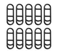 YIGZYCN 10 bandas de montaje para bicicleta, correas elásticas fijas para bicicletas, correa de silicona ligera, portátil, soporte para linterna de ciclismo, bandas de montaje de silicona, accesorios