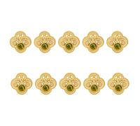 YIGZYCN 10 botones clásicos de aleación para camisa con detalles de grabados de la suerte para ropa, decoración del hogar, botones tradicionales de ropa