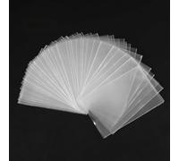 YIGZYCN 100 fundas transparentes de tamaño estándar para cartas de intercambio de juegos de mesa, protector de baraja para béisbol de grado de diamante