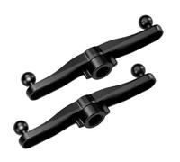 YIGZYCN 2 adaptadores de montaje de bola de 1 a 2 cabezales de 17 mm para soportes de carga, accesorios de salpicadero, adaptador de soporte doble para teléfono