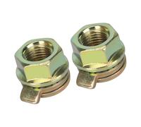 YIGZYCN 2 tornillos de fijación de motor de aleaciones de aluminio con arandelas de bloqueo, tornillo de motor eléctrico para mejorar la estabilidad, tornillo de motor de scooter eléctrico