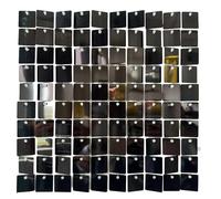 YIGZYCN 24 paneles de pared reflectantes de luz, 24 copos dinámicos, fácil montaje, decoración de fondo de fiesta para celebración, telón de fondo de fiesta brillante, decoración de pared