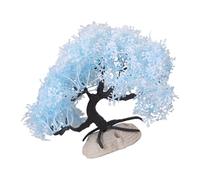 YIGZYCN 3 árboles de pino con diseño de copo de nieve, decoración de acuario, planta subacuática segura para principiantes y acuarios, paisajes de peceras