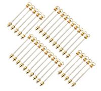 YIGZYCN 30 colgantes de varilla de metal multiusos para fabricación de joyas, dijes de metal para aretes artísticos y collares