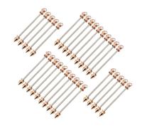 YIGZYCN 30 colgantes de varilla de metal multiusos para fabricación de joyas, dijes de metal para aretes artísticos y collares