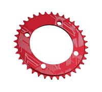 YIGZYCN 32T / 34T / 36T / 38T 104BCD Bicicletas de forma redonda estrecha y ancha plato de cadena para bicicleta, piezas de una sola placa, manivela estrecha y ancha