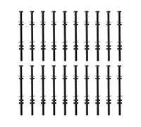 YIGZYCN 35/40/50/60 mm, carcasa larga de aluminio, accesorios de refrigeración, disipador de calor, tornillo plano para ventilador de mezcla de aluminio