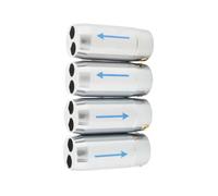 YIGZYCN 4 altavoces de aluminio, divisor en Y, orificio de cable de sonido, adaptador de empalmes de cable de alimentación, conector de auriculares estéreo, accesorios de cine en casa