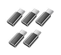 YIGZYCN 5 adaptadores de iluminación a USB C para teléfono 15/16 Plus Pa Switches adaptador para carga rápida transferencia de datos tipo C