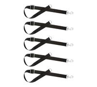 YIGZYCN 5 correas de repuesto para cubo de caballo, de nailon resistente, ganchos para cubo de agua, solución de fijación segura para colgar alimentador