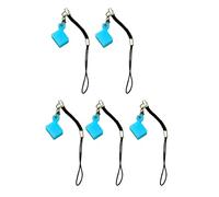 YIGZYCN 5 fundas de silicona portátiles para unidades flash USB con cable de fijación que protege contra el agua y el polvo, multifunción, para el hogar, funda USB de silicona con cordón