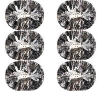 YIGZYCN 6 bolas de animadoras con asa, bola de flores chispeantes para práctica y bolas coloridas con asa