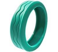 YIGZYCN 8 fundas de rueda de maleta de viaje con reducción de ruido, protectores de goma flexibles para equipaje, fundas protectoras de equipaje, Green, One Size