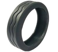 YIGZYCN 8 fundas de rueda de maleta de viaje con reducción de ruido, protectores de goma flexibles para equipaje, fundas protectoras de equipaje, Black, One Size