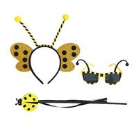 YIGZYCN Accesorios de disfraz de abejas, diadema con orejas, disfraz de abejas para Halloween, fiesta de cosplay