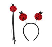 YIGZYCN Accesorios de disfraz de mariquita, disfraz de mariquita, gafas, diadema, varita de hadas para Halloween, cosplay