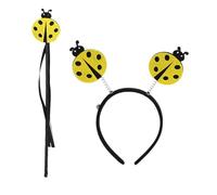 YIGZYCN Accesorios de disfraz de mariquita, disfraz de mariquita, gafas, diadema, varita de hadas para Halloween, cosplay