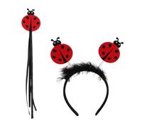 YIGZYCN Accesorios de disfraz de mariquita, disfraz de mariquita, gafas, diadema, varita de hadas para Halloween, cosplay