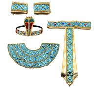 YIGZYCN Accesorios de disfraz egipcio, diademas egipcias, tocado de serpiente, cinturón egipcio, pulsera para mujeres y hombres, accesorios de disfraz egipcio de Halloween