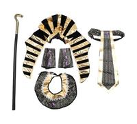 YIGZYCN Accesorios de disfraz egipcio, diademas egipcias, tocado de serpiente, cinturón egipcio, pulsera para mujeres y hombres, accesorios de disfraz egipcio de Halloween