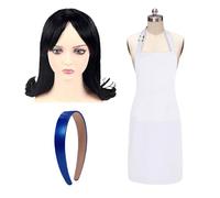 YIGZYCN Accesorios para disfraz de chefs, traje de chef con delantal, sombrero de chefs, gafas de sol, barba, pelucas, Halloween, cosplay, fiesta