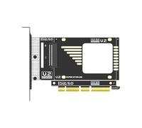 YIGZYCN Adaptador convertidor PCIe5.0 a U.2 SFF 8639 para velocidades de transferencia de datos rápidas en solución de almacenamiento NVMe, adaptador de velocidad rápida