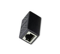 YIGZYCN Adaptador de acoplador en línea Ethernet RJ45 de 8 pines para extensión de red de velocidad rápida, cabezal Rj45 con conector de estabilidad, unión de cables de red